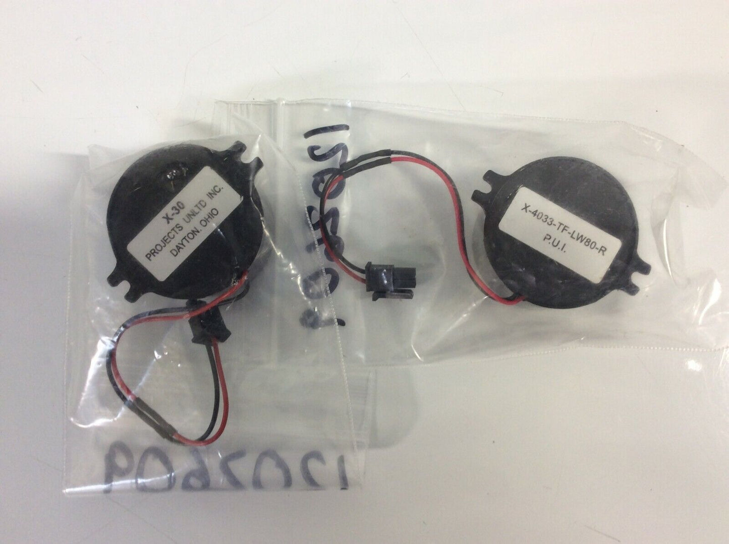 Lot of 32 USED Projects Unlimited Inc Alarm Audio Speakers X-4033-TF-LW80-R X-30