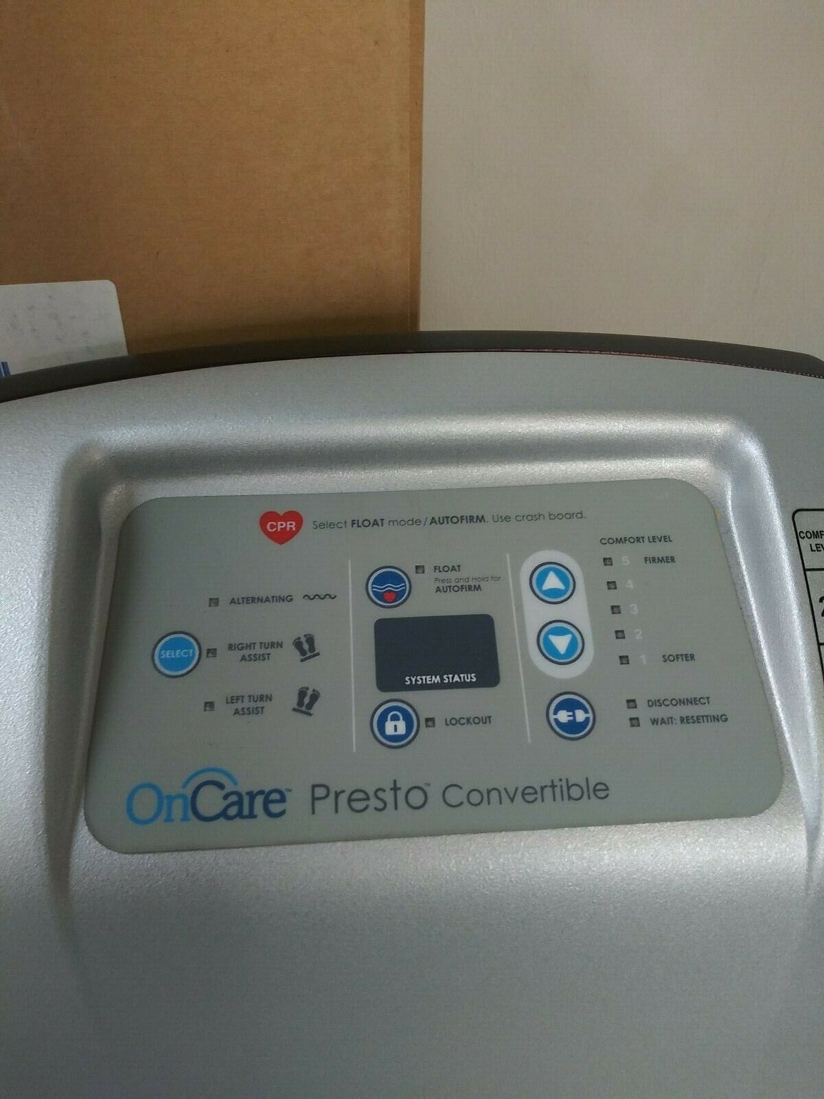 NEW OnCare Presto Convertible Air-and Foam Hybrid Mattress Pump Model 8800