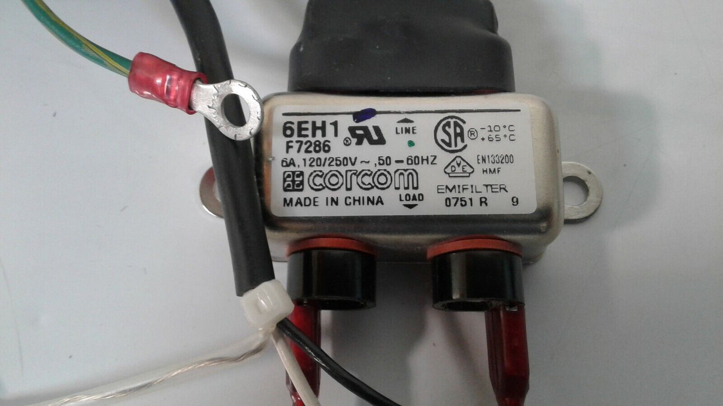 USED Corcom AC Input Module for Philips Respironics Vision F7286 1202605