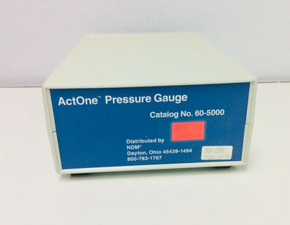 Used ActOne A B 2 Dial Pressure Gauge 60-5000