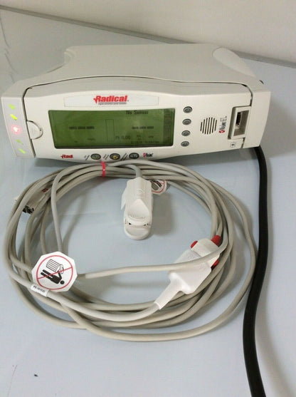 USED Masimo Datex Ohmeda Radical Signal Pulse Oximeter V4 with SpO2 Probe 1863